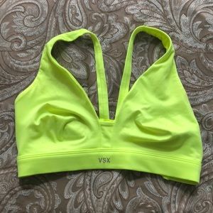 Small VSX Victoria’s Secret yellow sports bra